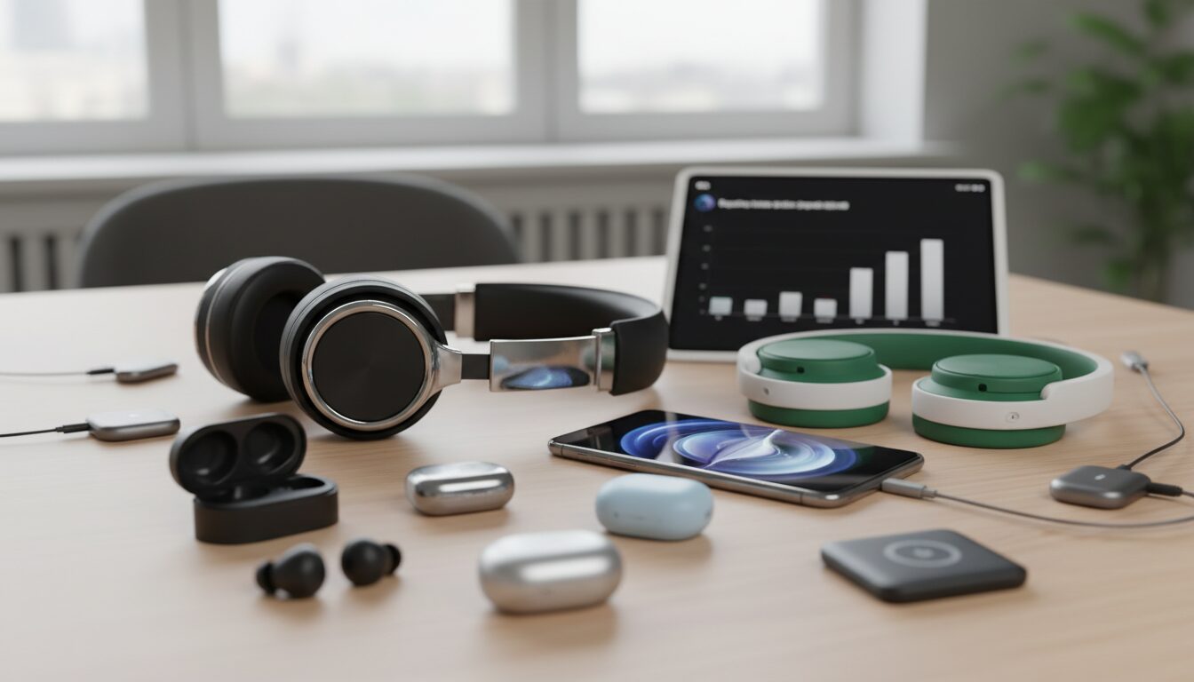 Editorial photograph for article about: Top Wireless Earbuds and Headphones for Every Budget in 2026